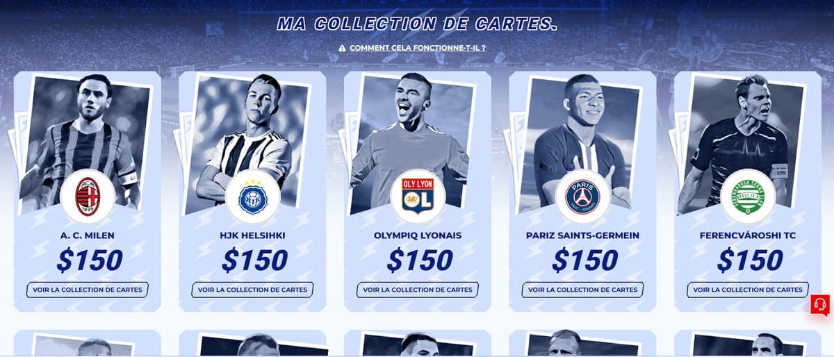 Collections cartes Sportaza