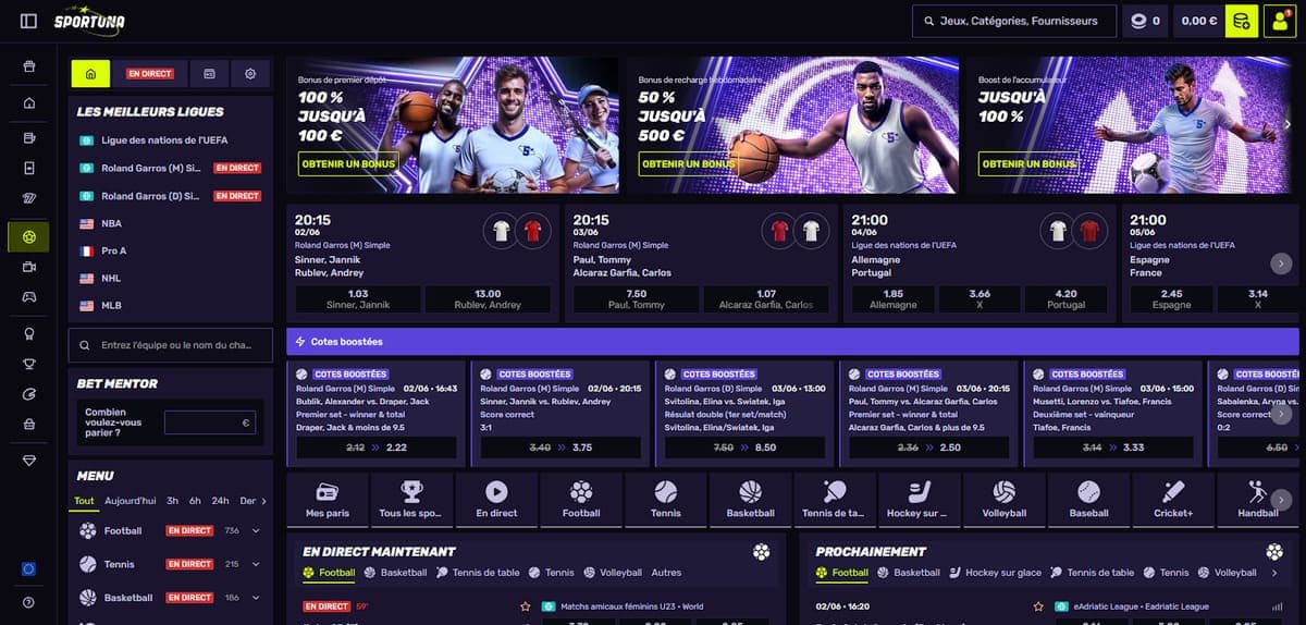 Sports Sportuna Casino