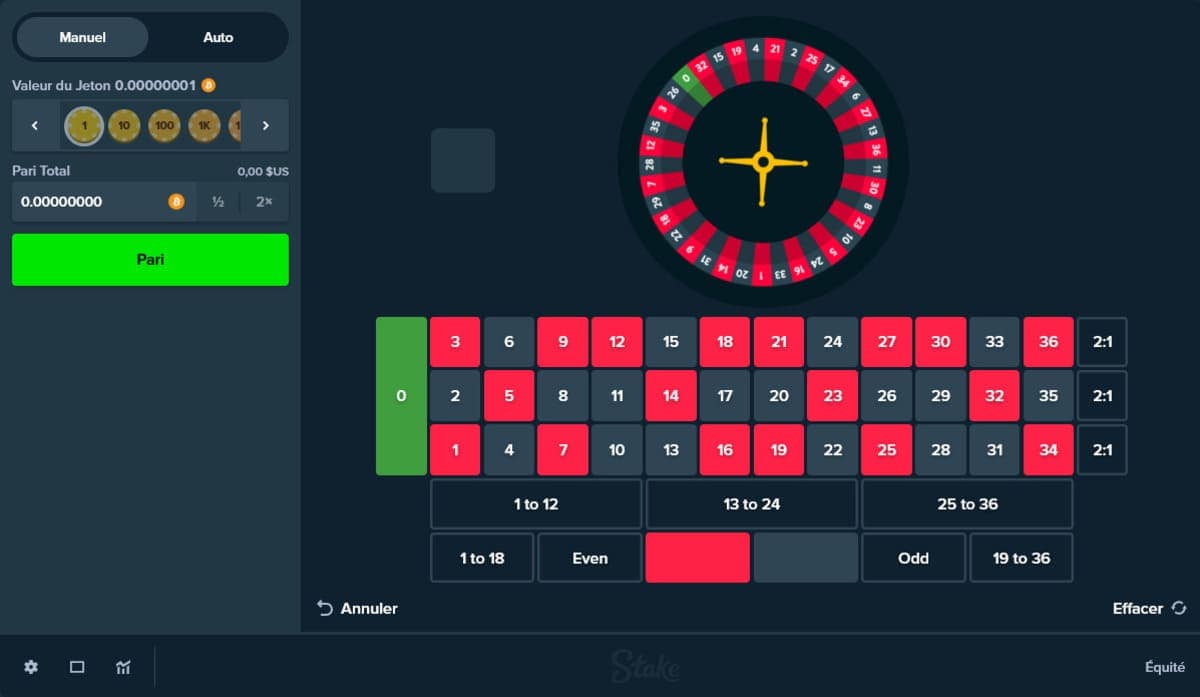 Mini jeux Stake Casino