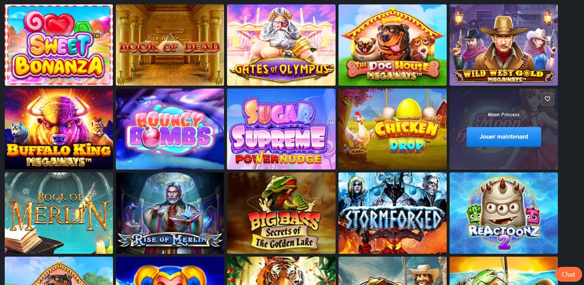 Meilleurs jeux de casino Touch