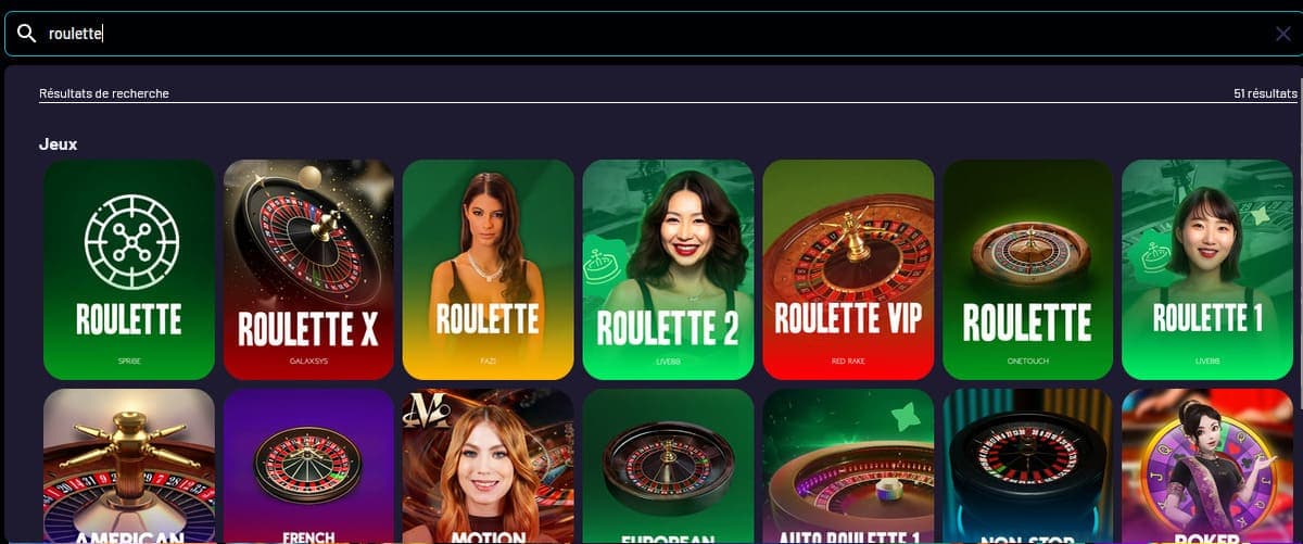 Jeux de table Turbo Wins Casino