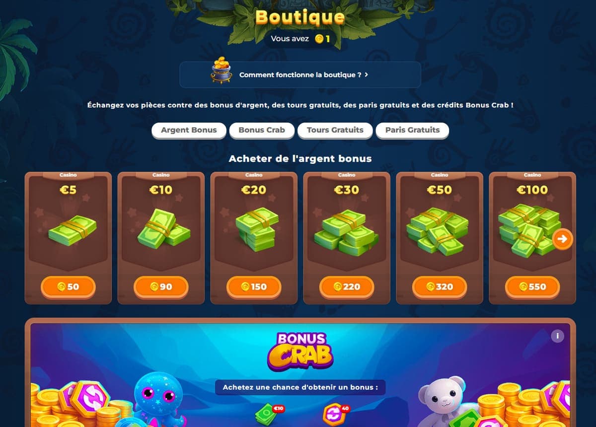 Boutique Wazamba casino