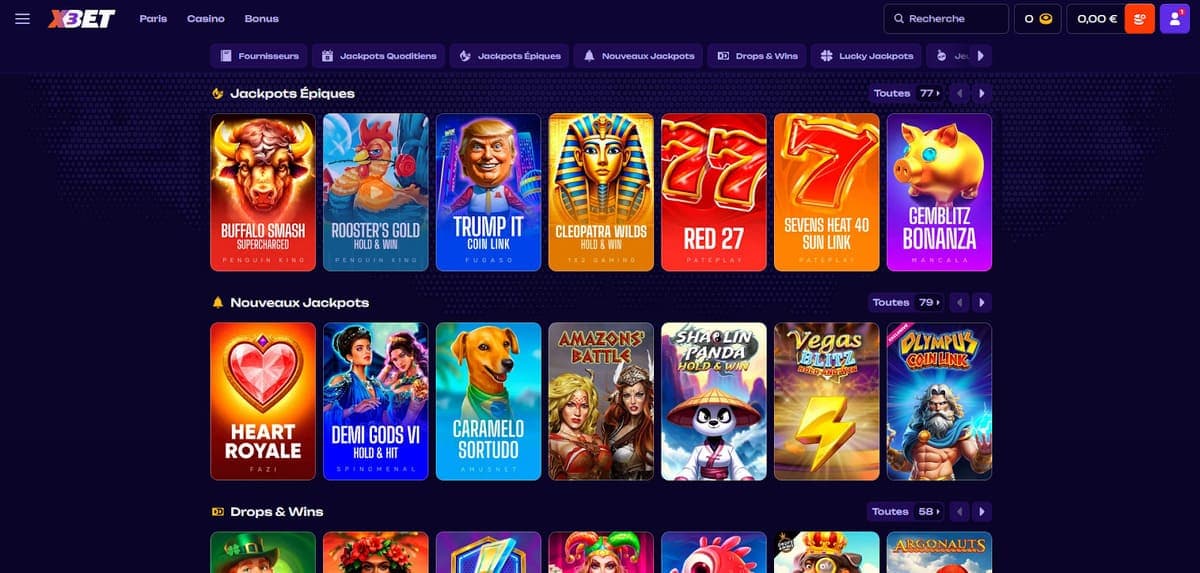 Jackpots X3Bet Casino