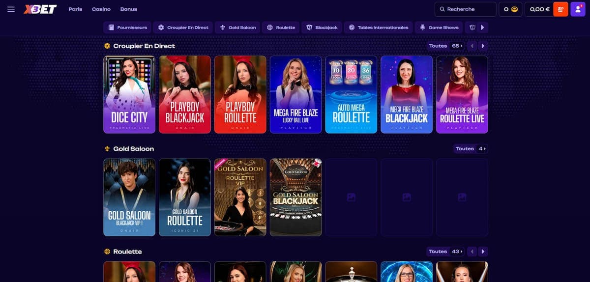 Casino live X3Bet Casino