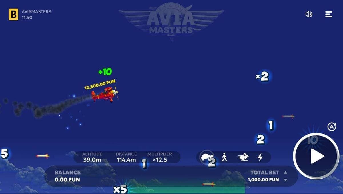 Multiplicateurs missiles Aviamasters Jeu