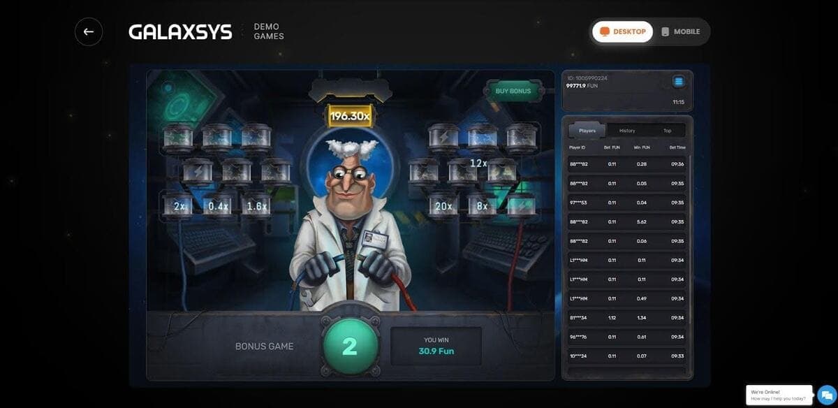 Symboles Dr Shocker Jeu