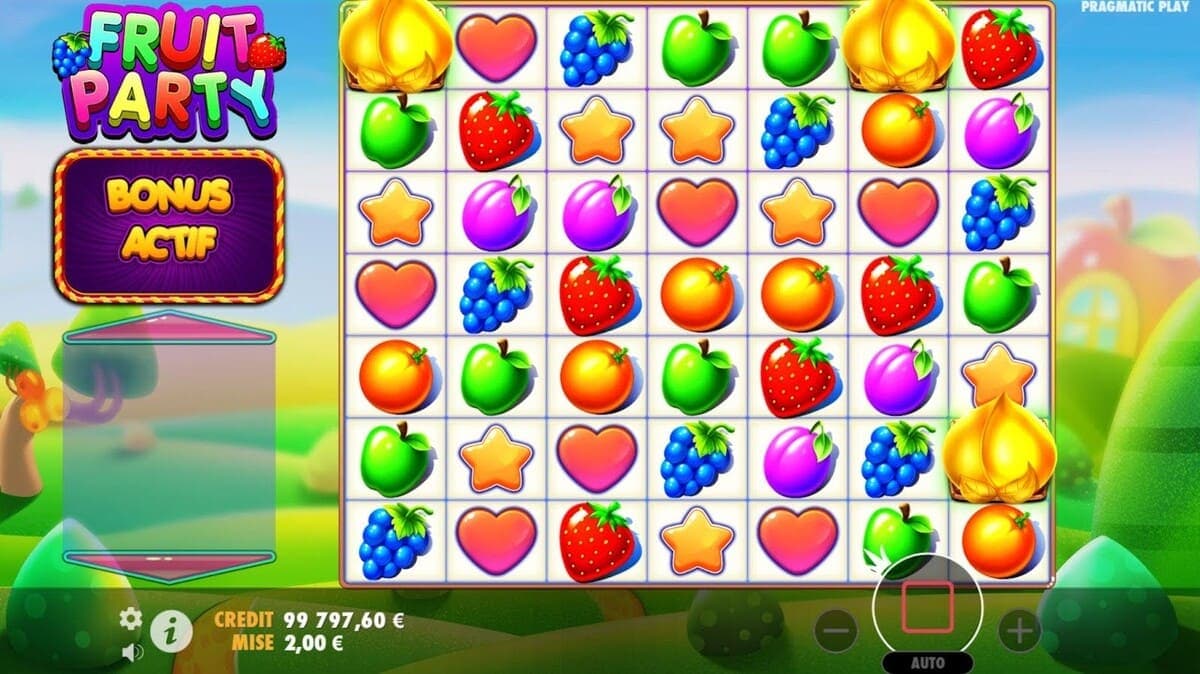 Bonus actif Fruit Party Jeu