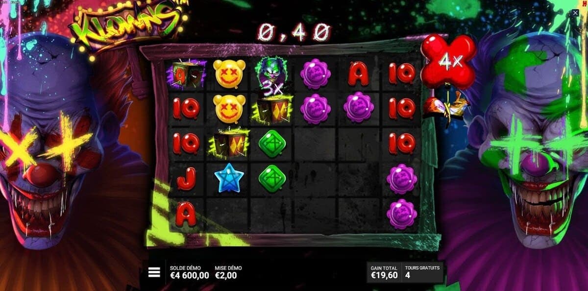 Jackpot Klowns Hacksaw Gaming Jeu