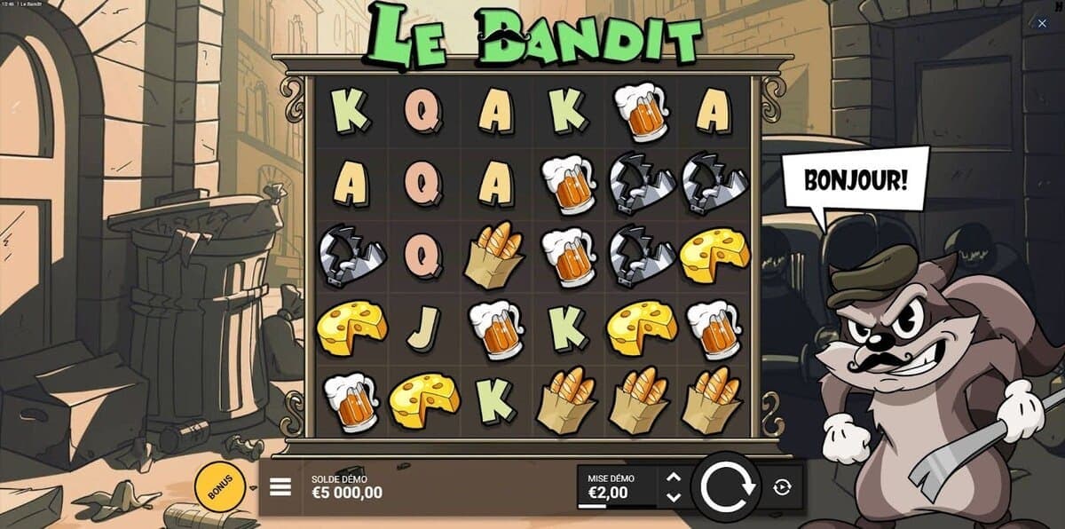 Grilles 6x5 Le Bandit Hacksaw Jeu