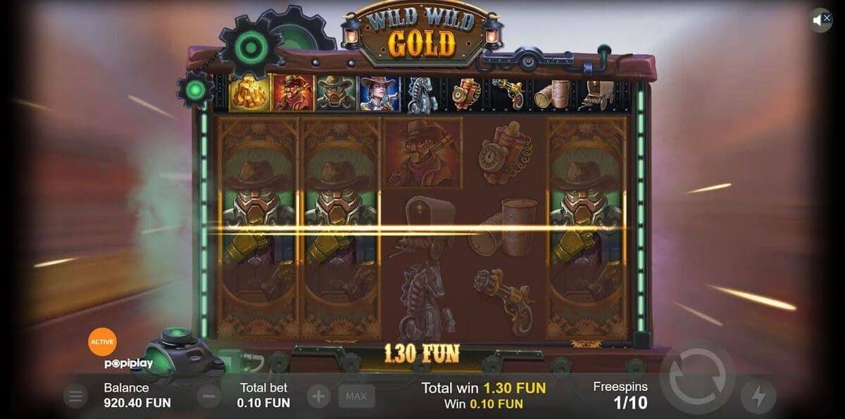 Free spins Wild Wild Gold Jeu