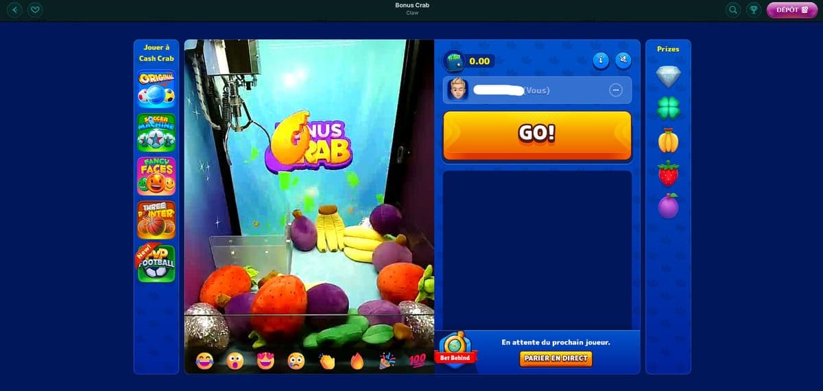 Bonus Crab 7Signs Casino