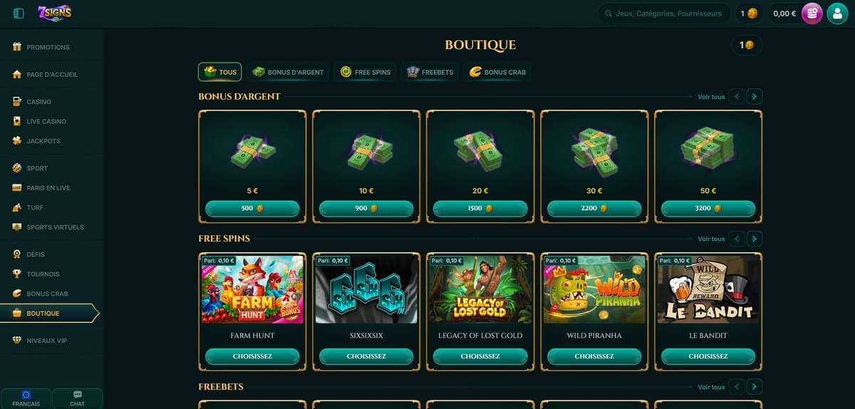 Boutique 7Signs Casino