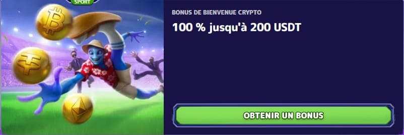 Bonus sport crypto Alf Casino