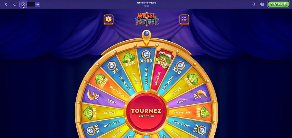 Roue de la fortune Alf Casino