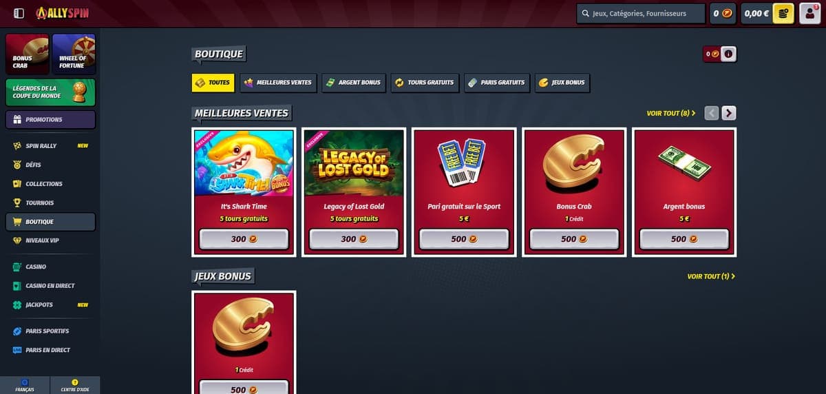 Boutique AllySpin Casino