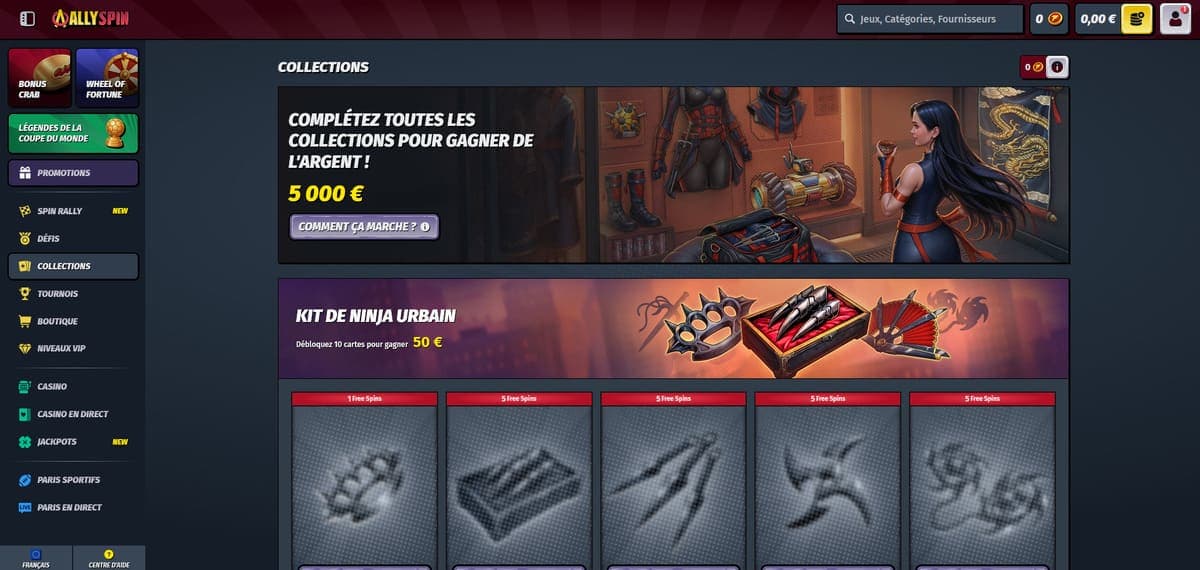 Collections AllySpin Casino