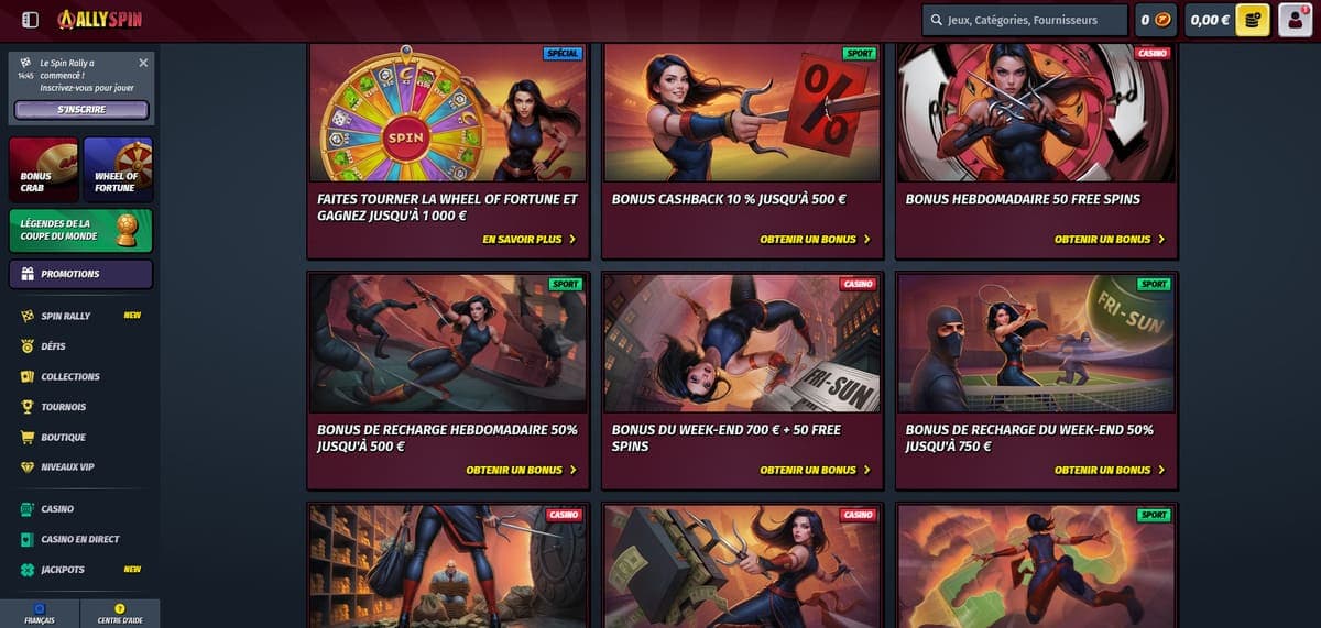 Promos AllySpin Casino