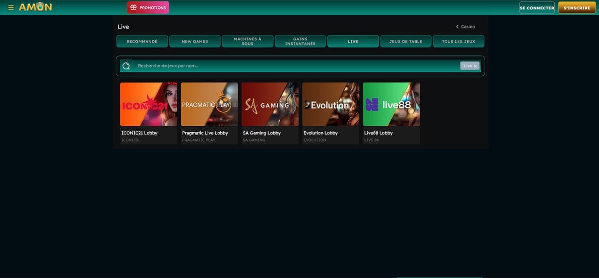 Live Amon Casino