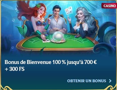 Bonus bienvenue Aquawin Casino