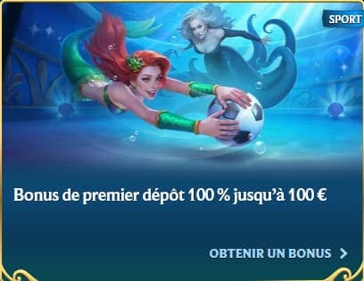 Bonus premier dépôt Aquawin Casino
