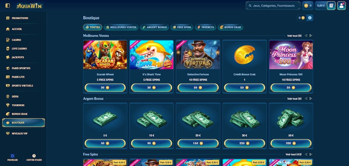 Boutique Aquawin Casino