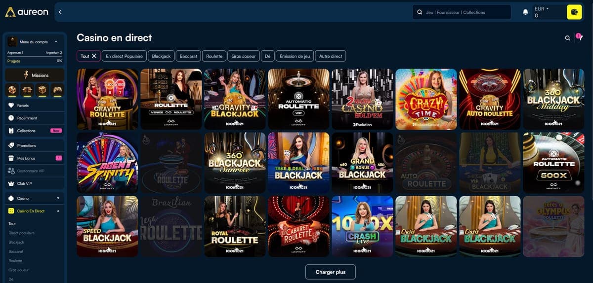 Live AureonPlay Casino
