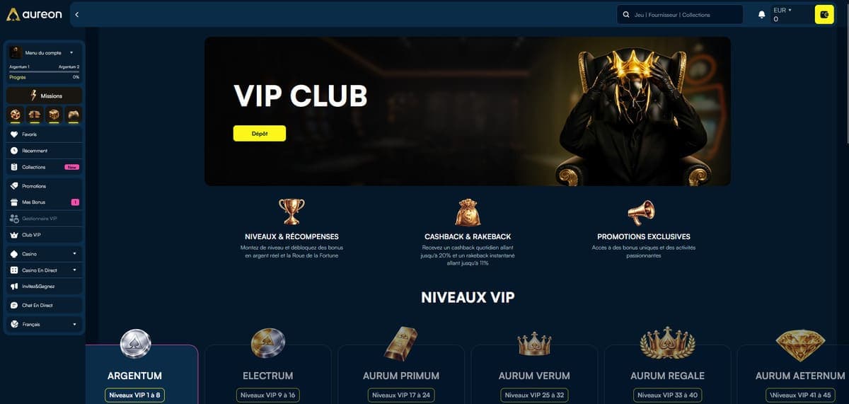 VIP AureonPlay Casino