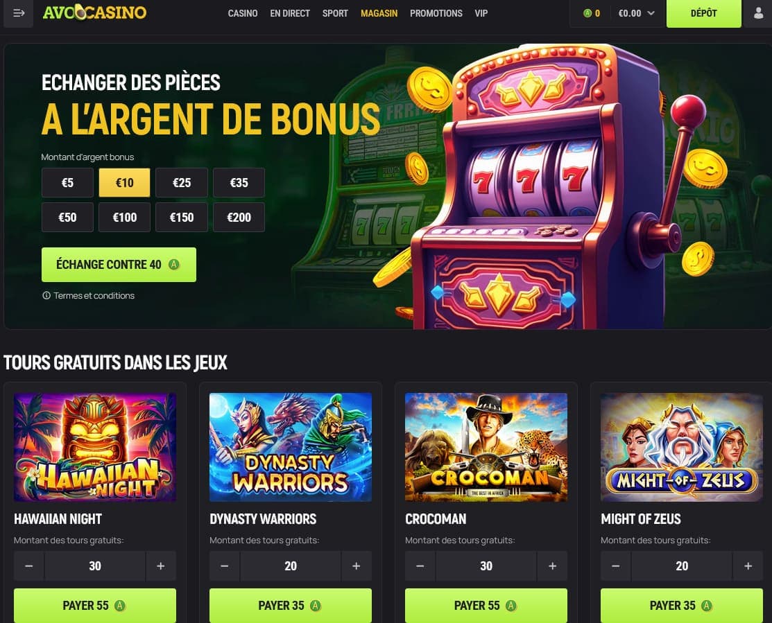 Boutique Avocasino Casino