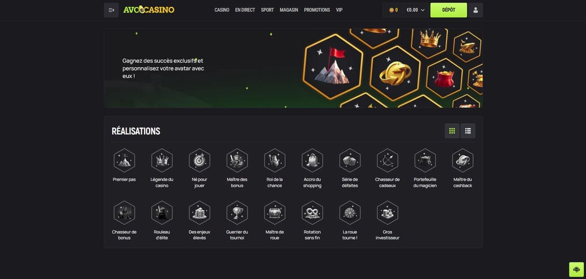 Réalisations Avocasino Casino