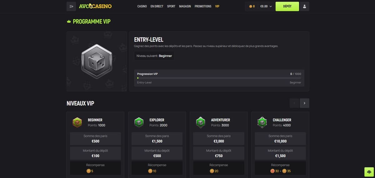 VIP Avocasino Casino