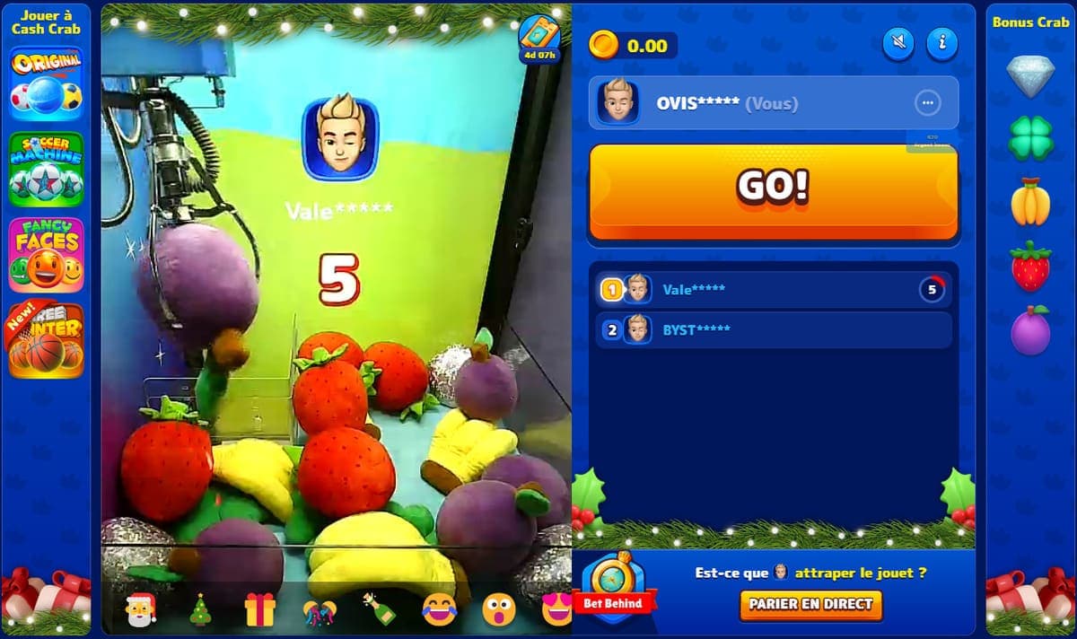 bonus crab Bankonbet Casino