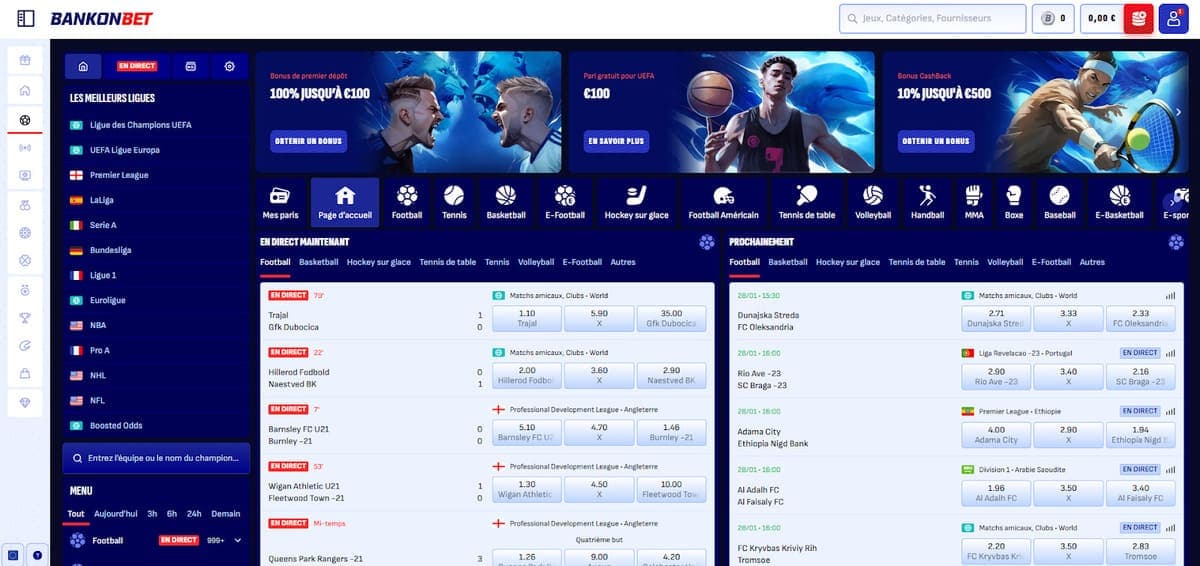 paris sportifs Bankonbet Casino