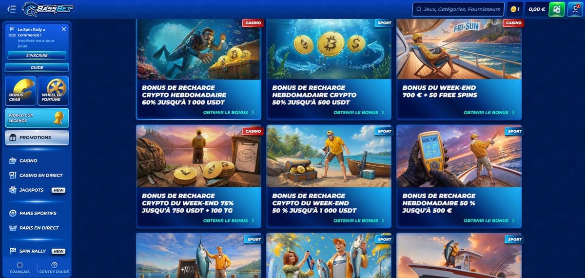 Promotions Bassbet Casino
