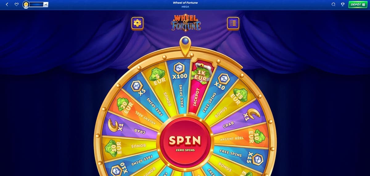Roue fortune Bassbet Casino