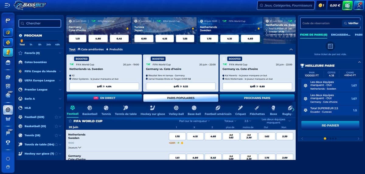 Sport Bassbet Casino