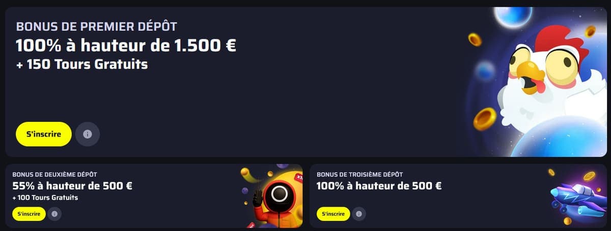 Bonus premier dépôt Bdmbet Casino