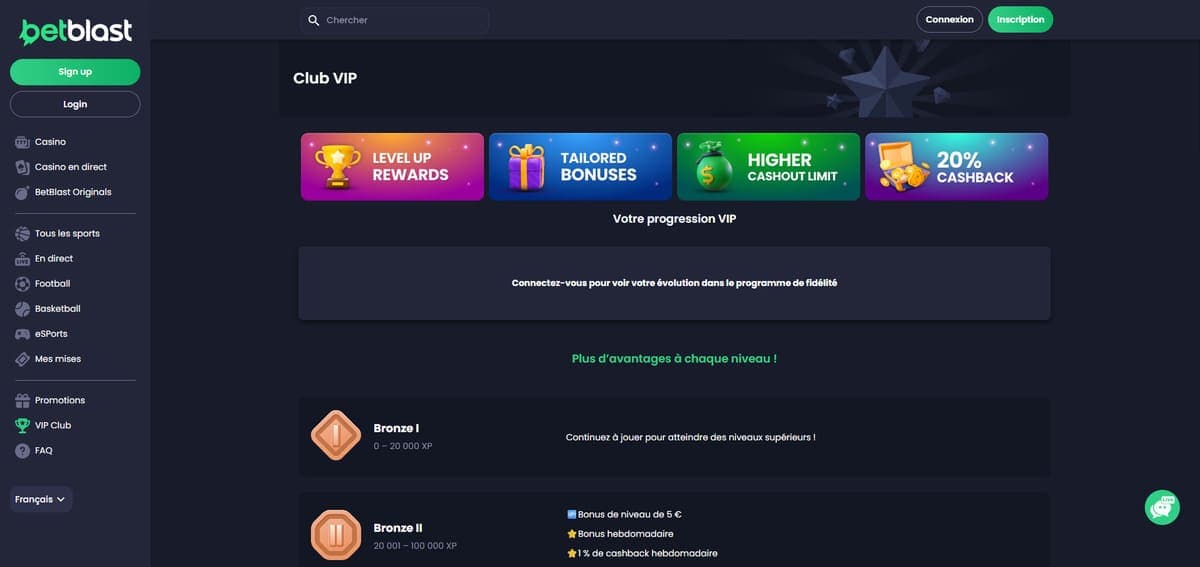 VIP Betblast Casino