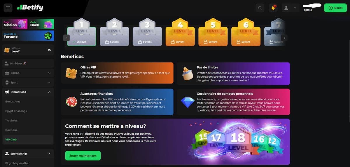 VIP Betify Casino