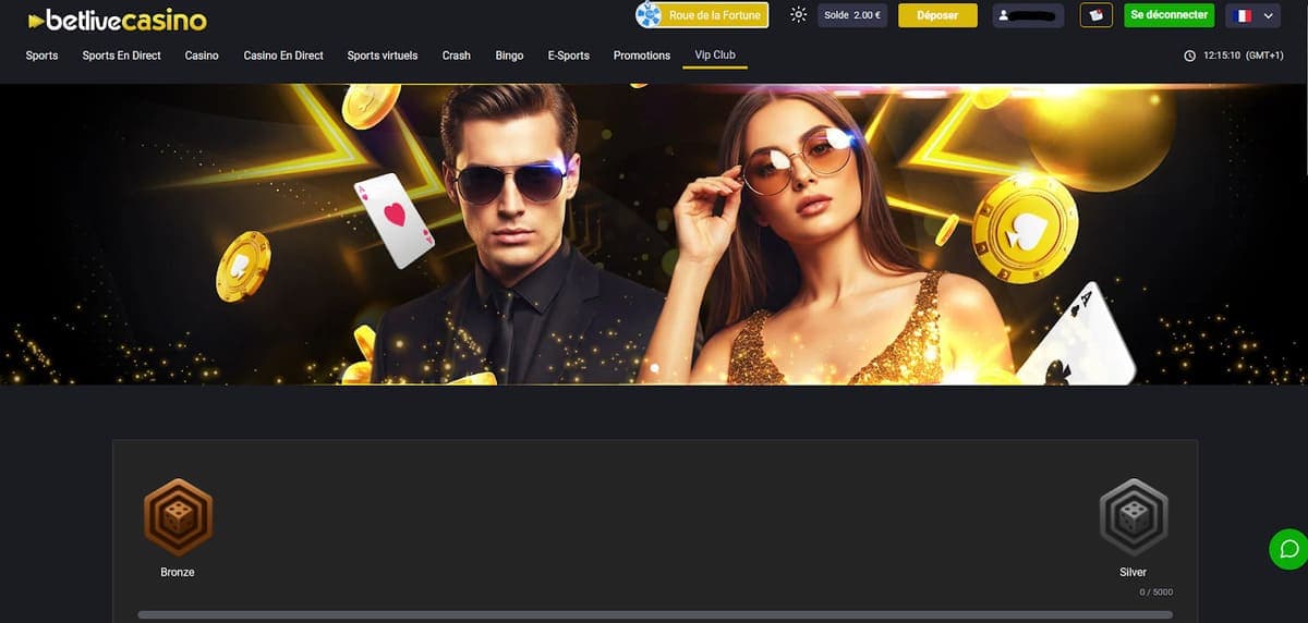 VIP club BetLive Casino