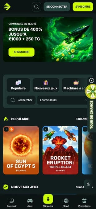 BetnJet Casino Application