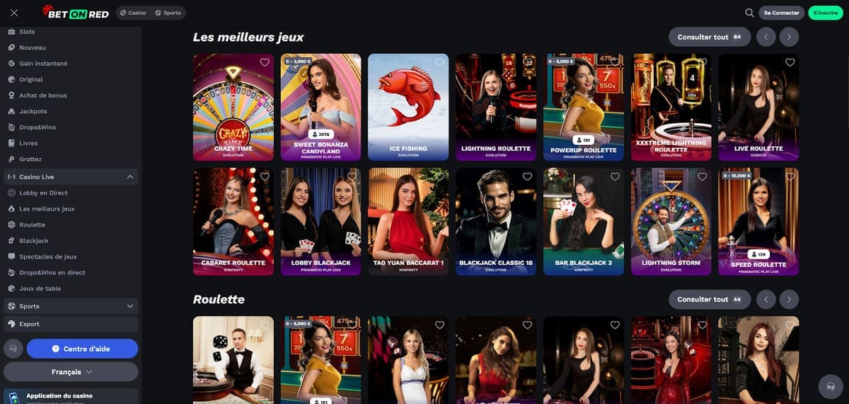 Live Bet On Red Casino