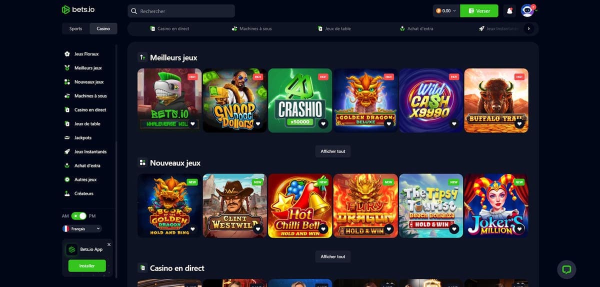 Bets.io Casino