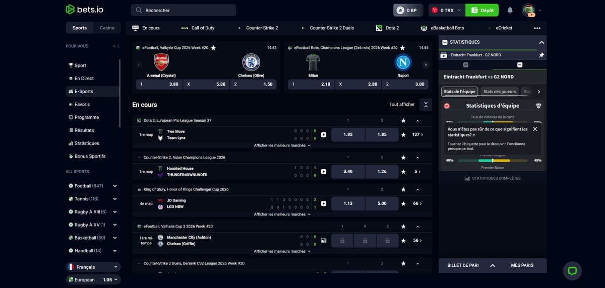 ESport Bet.io Casino