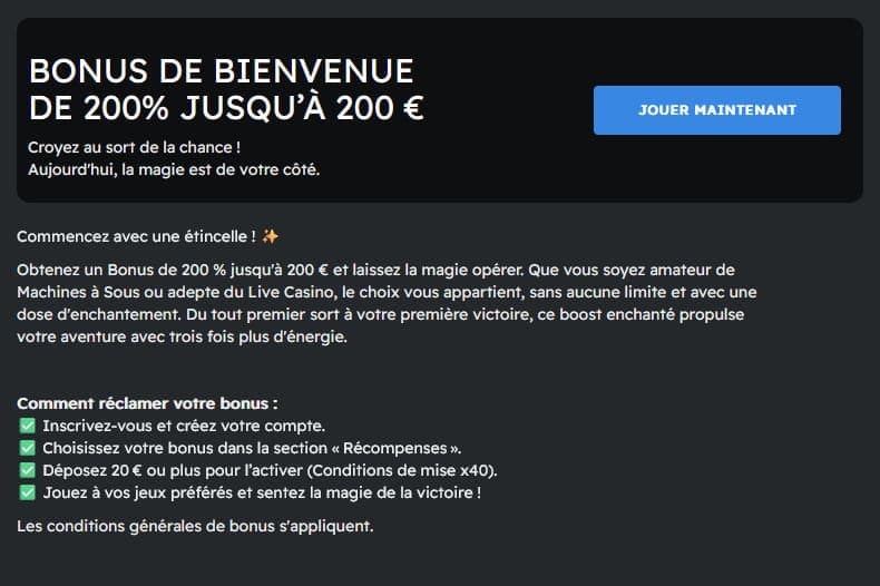 Betzino bonus