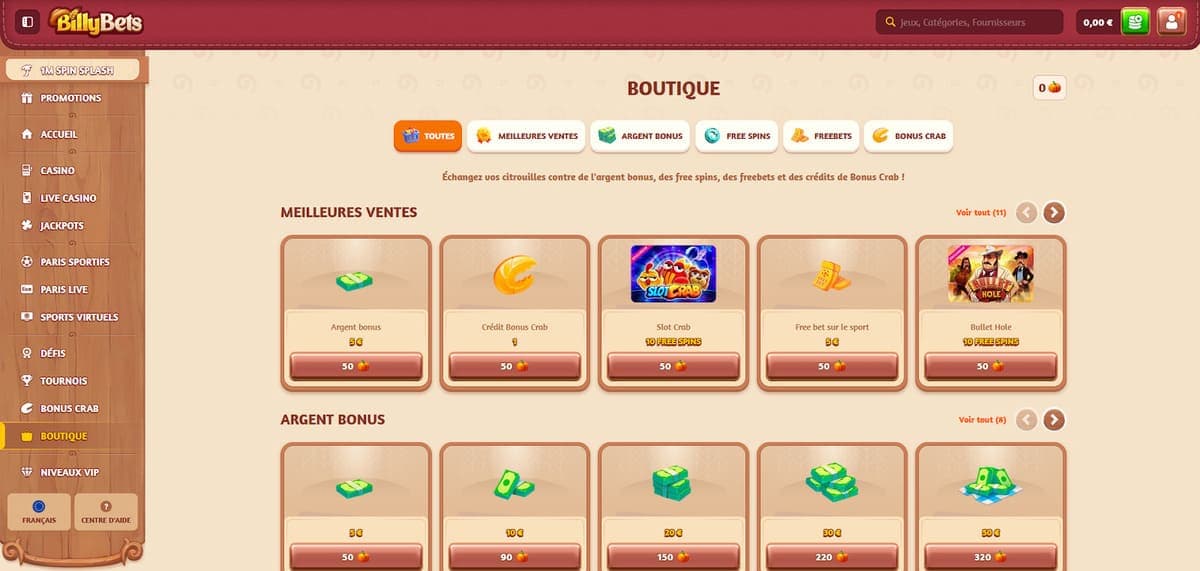 Boutique BillyBets Casino