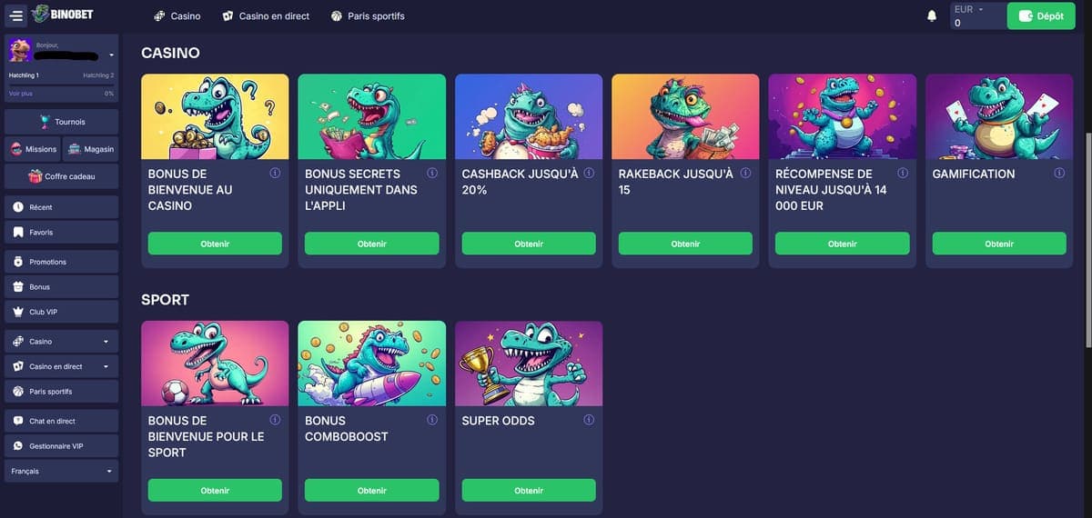 Promos Binobet Casino