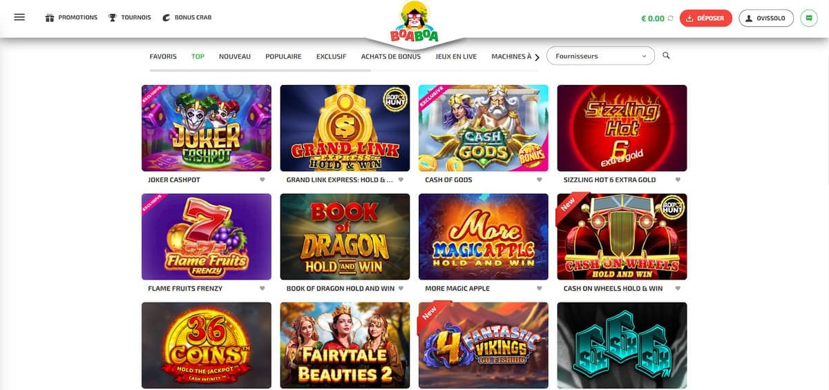 slots Boaboa Casino
