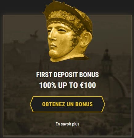 Bonus bienvenue sportif Casinoly