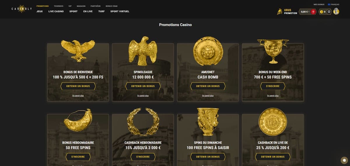 Promos Casinoly Casino