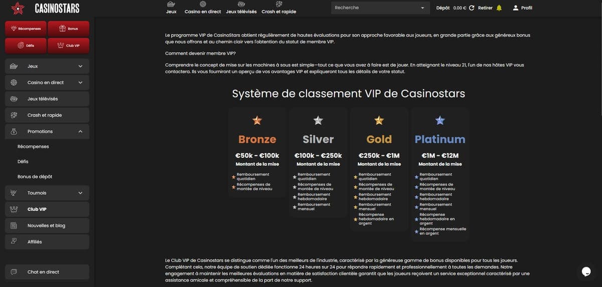 VIP Casinostars Casino